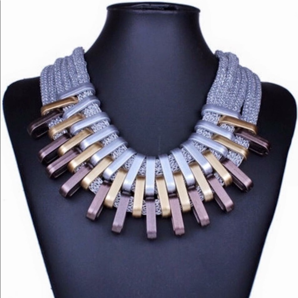 Birux silver necklace